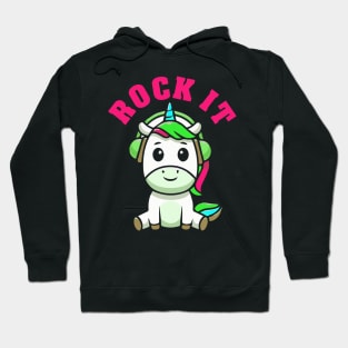 Rock it Unicorn Hoodie